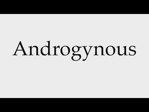 How to Pronounce Androgynous