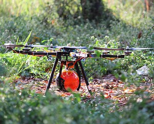 DIY Fire Extinguisher Drone | Fire Fighting Drone | Nevon Projects