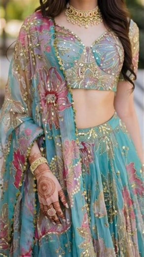 “Colorful & Stylish Lehengas | New Trending Designs 🤩💃”