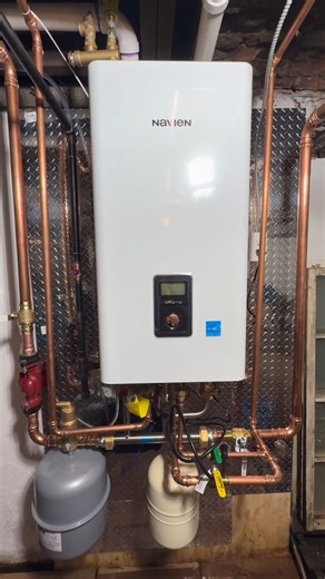 Wilson HVAC on Instagram: "Navien Boiler installation#plumbing #hvac #electric"