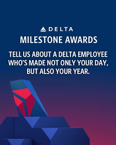18K views · 85 reactions | The Delta Milestone Awards celebrate those who take travel above and beyond. As a Medallion Member, we want your help recognizing our employees. Let us know who deserves a Milestone Award in the comments below. | Delta Air Lines | Facebook