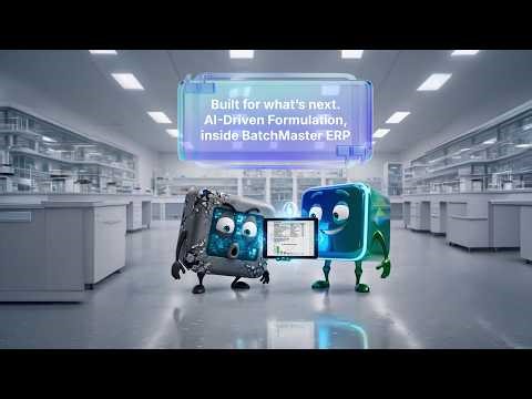 AI in BatchMaster ERP: Faster Product Formulation & Development