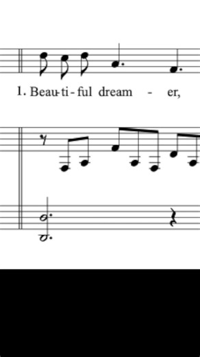 安藤愼悟のちょっと音楽講座 フォスターのBeautiful dreamerを歌おう フォスター作曲 「夢見る人」１番 Song by Shingo Ando カウンターテナー安藤愼悟