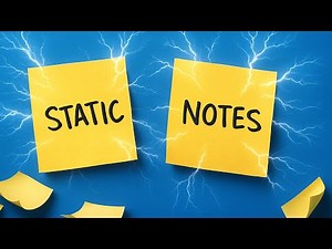 Goodbye Glue! Meet Static Notes: The Future of Sticky Notes
