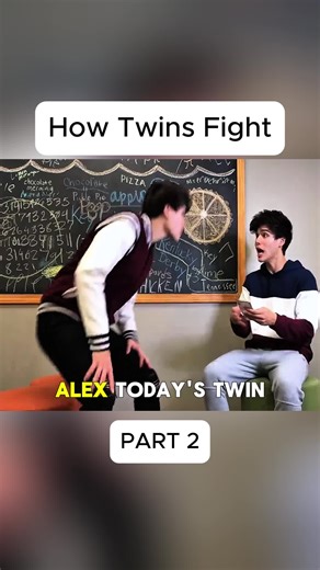 How Twins Fight #challenge #funny #fpy