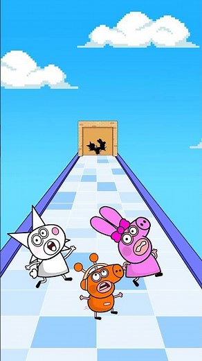 Puzzple Game - Peppa Pig Funny Animation #shorts #viral #animation #funny