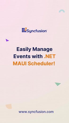 Organize events effortlessly with our .NET MAUI Scheduler! Discover nine view modes, customizable appointments, blackout dates, and global date/time formats for seamless scheduling! #maui #dotnetmaui #scheduler #events #customization #appointments Explore more about the .NET MAUI Scheduler control: https://www.syncfusion.com/maui-controls/maui-scheduler | Syncfusion | Facebook
