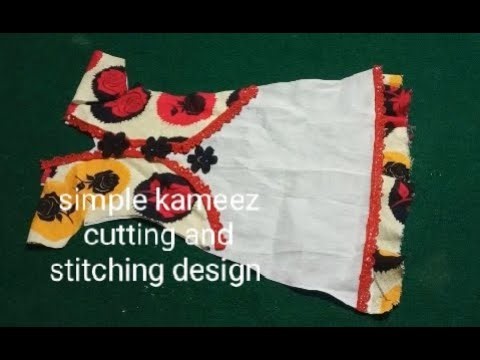 New simple kameez cutting ✂️ design "out class baby girl fashion design,, stitching design tutorial"