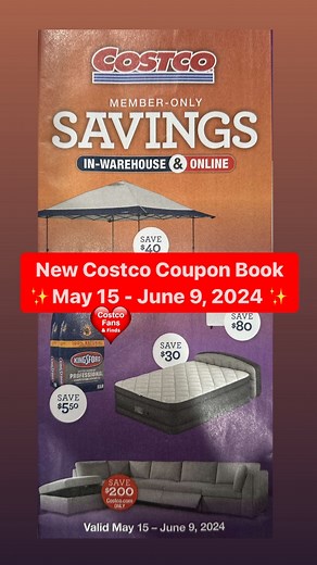 What are we eyeing in the NEW Costco coupon book?  The photos were posted previously if you’d like to zoom in and save each page. Sale runs 5/15-6/9. ‍♀️ #costcofinds #deals #sale #coupon #costco #deal #coupons #costcodeals #deals #may #costcofans #mail #shopping #musthave #hiddengems | Costco Fans Lifestyle | Facebook