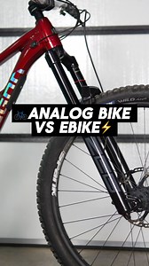 1.9K views · 20 reactions | ⚡ Analog vs. E-Bike – What’s Your Pick?  One’s light & playful, the other’s fast & effortless.  Both rip, but which one’s your ride? Drop your choice below! ⬇️ #BikesOnline #ridemoreforless #MTB #ebikes #polygonbikes | BikesOnline USA | Facebook