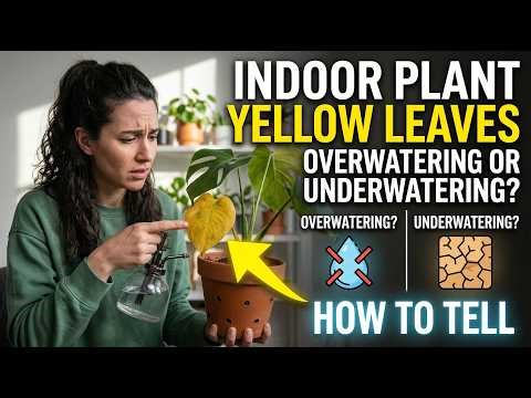 Indoor Plant Yellow Leaves: Overwatering or Underwatering? How to Tell