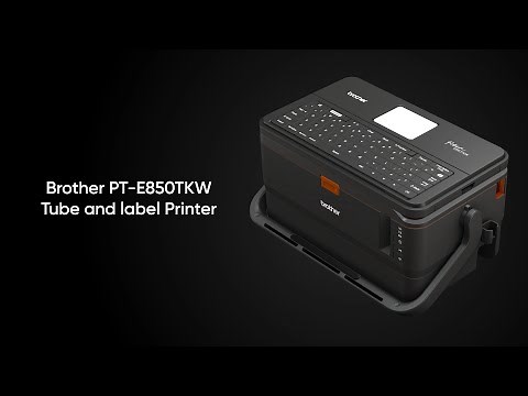 Brother’s PT-E850TKW Tube and Label Printer
