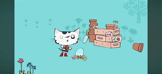 Egg - Wussywat the Clumsy Cat - Cartoons for Kids