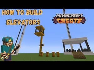 I Built Elevators Create Mod Minecraft Tutorial