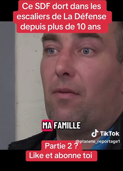 Reportage sur un SDF à La Défense