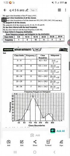 Ch#12 Review Exercise Q.NO.4,5 & 6 with all parts 9th Class Mathematics New Syllabus