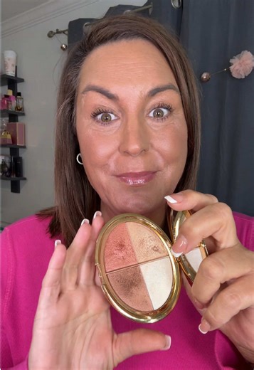 Tarte glow wardrobe eye & cheek palette. Eyeshadow and highlighter makeup. #RefreshedLook #springglowup #TikTokShopSpringGlowUp #greenish @tarte cosmetics