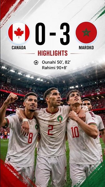 CANADA 0-3 MOROCCO | Full Match Highlights | Morocco Dominates & Advances! 🇨🇦🇲🇦🔥