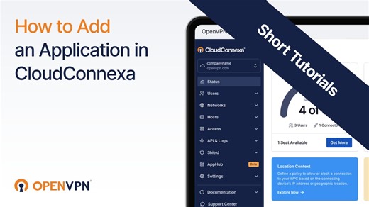 How to Add an Application in CloudConnexa