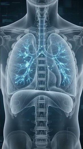 See the lungs expand and contract as the diaphragm moves, allowing fresh oxygen.#youtubeshorts