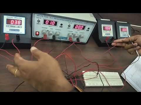 Experiment : Transistor Characteristics