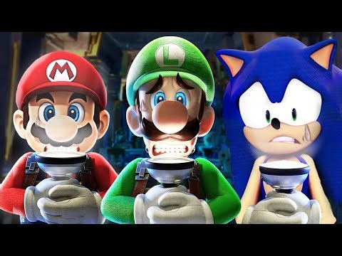 Mario's, Luigi's & Sonic's Mansion - 2 Player Co-Op - Full Game Walkthrough (HD)