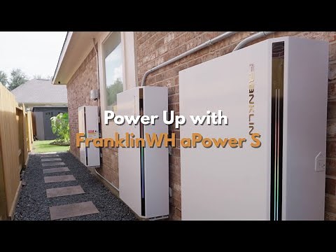 Power Up with FranklinWH aPower S