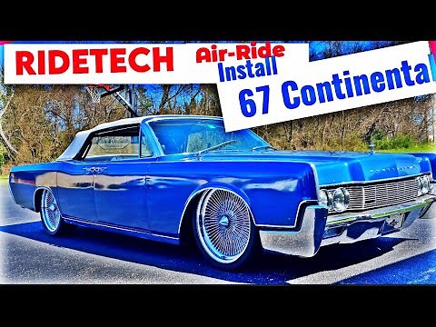 How to install Airbags on a 1967 Lincoln Continental Convertable Ridetech Air Ride Suspension Kit