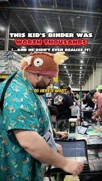 This kid’s binder was worth THOUSANDS and didn’t even realize 🤯 | Pokemon Vendor POV