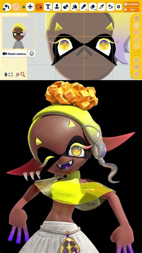 How to make Frye from Splatoon 3 #frye #splatoon3