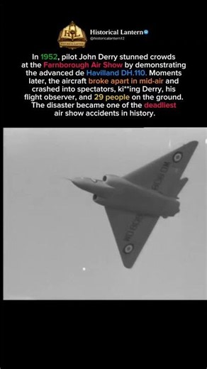 The 1952 Air Show Disaster That Shocked Britain ⁉️ #shorts #history