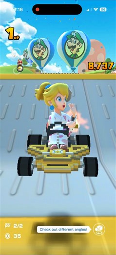 Mario Kart Tour - Yellow 8-Bit Pipe Frame Gameplay (Mario Tour 2026 Spotlight Shop Reward Kart)