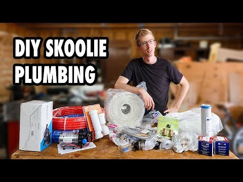 Plumbing for Shower and Sink in Our Bus | SKOOLIE BUILD