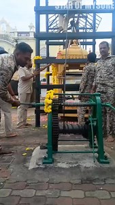 WOODEN HOWDAH INSTALLED ON ABHIMANYU Forest authorities began Wooden Howdah training for Abhimanyu for this year’s Dasara festival. This is the video of how Howdah is tied on the jumbo. #mysuru #mysore #starofmysore | Star Of Mysore