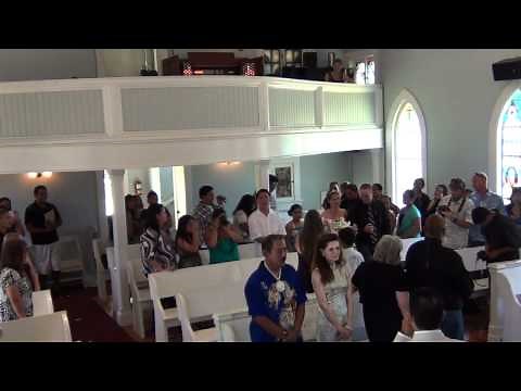 Groom sings bride down the aisle.....SURPRISE!!!!!