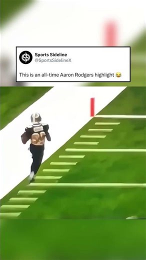 An all-time Aaron Rodgers HIGHLIGHT 😂