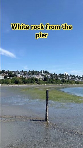 White rock from the pier