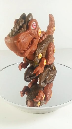 ASMR T-Rex Toy Assembly & Disassembly — Powerful Clicky Sounds #dino #dinosaurs #tyrannosaurus