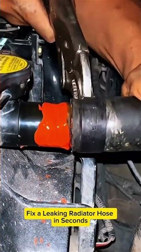 Fix a Leaking Radiator Hose in Seconds #shorts