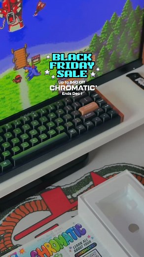 Our biggest sale ever is here. Save up to $60 on Chromatic until 12/1, plus 15% off games and accessories. Chromatic is a premium metal handheld built for people who just want to play. No ads, no WiFi, no distractions — just pop in a cartridge and start gaming. Featuring a rock-solid magnesium alloy shell, a pixel-perfect sunlight-readable display, and full Game Boy and Game Boy Color compatibility, plus more than 20 new titles made for it. | ModRetro