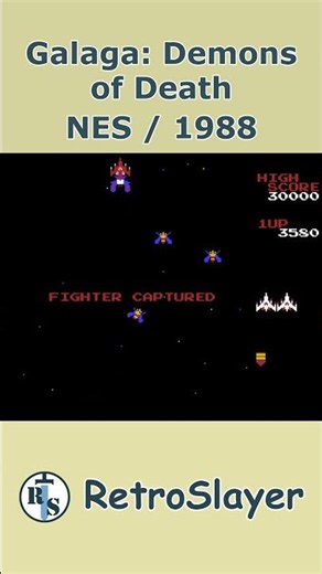 Galaga: Demons of Death Gameplay NES