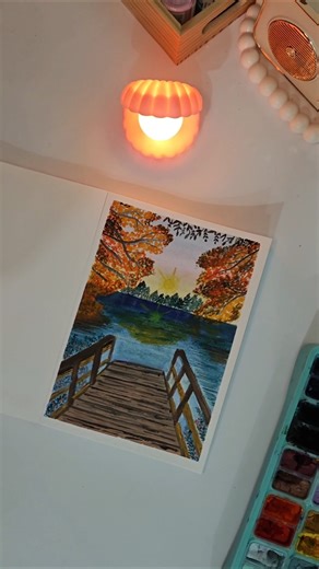 Gouache Painting | Easy for Beginners #beginnerarttips #artideas #ytshorts #paintingtechniques #art