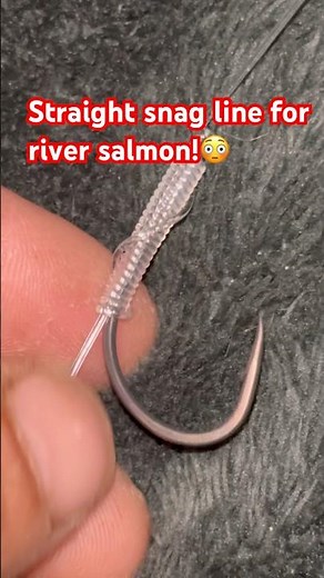 How we make snag lines for river salmon!🙌🏻 #salmon #snagging #tribal #riversalmon #chinook