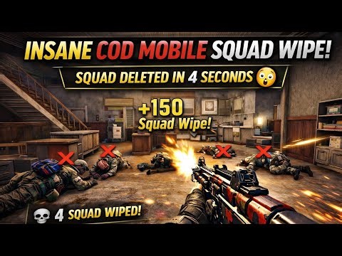 INSANE Sanitarium Squad Wipe! 💀 4 Enemies Gone in Seconds | CODM