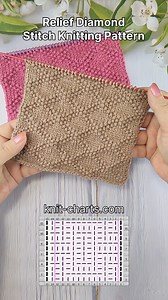 253K views · 2.4K reactions | Relief Diamond Stitch Knitting Pattern: https://knit-charts.com/knitting-stitch-patterns/item/diamond-stitch-knitting-pattern-17.html #knitting_inspiration #knittingpatterns #reliefknit #diamondknit | Free Knitting Patterns | Facebook