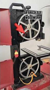 Cómo instalar sierra cinta para que no brinque la madera / AR BRICOLAJE WOODWORK 👍👍👍