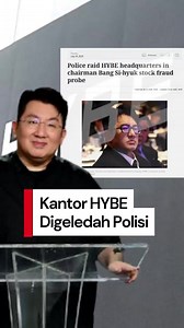 Video: Polisi Geledah HYBE soal Dugaan Penipuan IPO Bang Si Hyuk