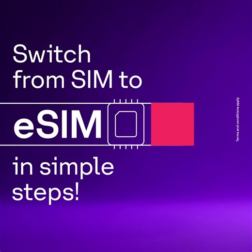 Easily switch from SIM to eSIM on your iPhone, just follow these simple steps! | stc Kuwait