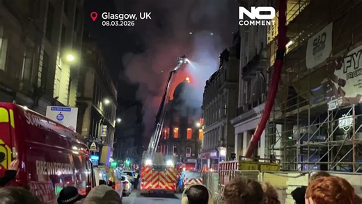 Fire near Glasgow Central station causes major travel disruption
