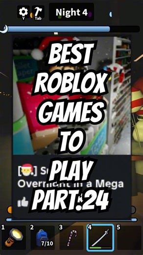 Best Game i Played This Week 😵‍💫 Name: Survive Overnight In a Mega Store❗